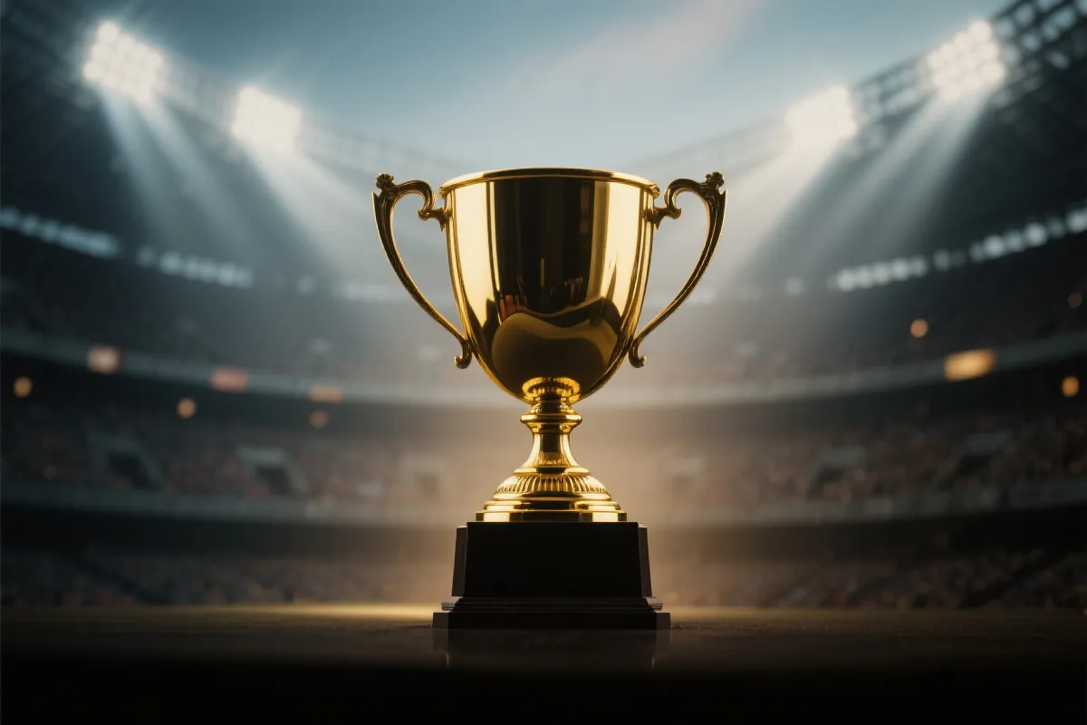 决赛周与冠军奖杯氛围图